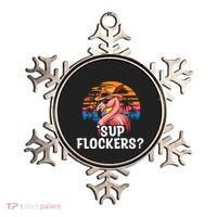 Flamingo Sunglasses Vacation Tropical Flock 70s 80s 90s Gift Ornament thumb 0