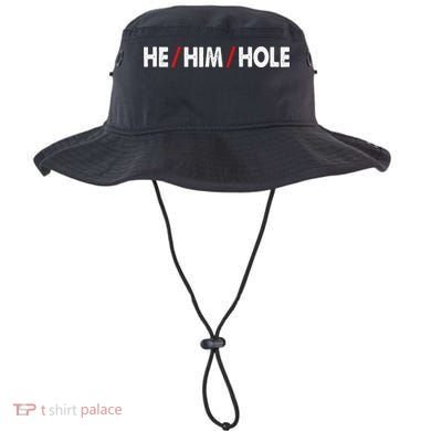 Funny Sarcastic Valentine's Day He Him Hole Bucket Hat