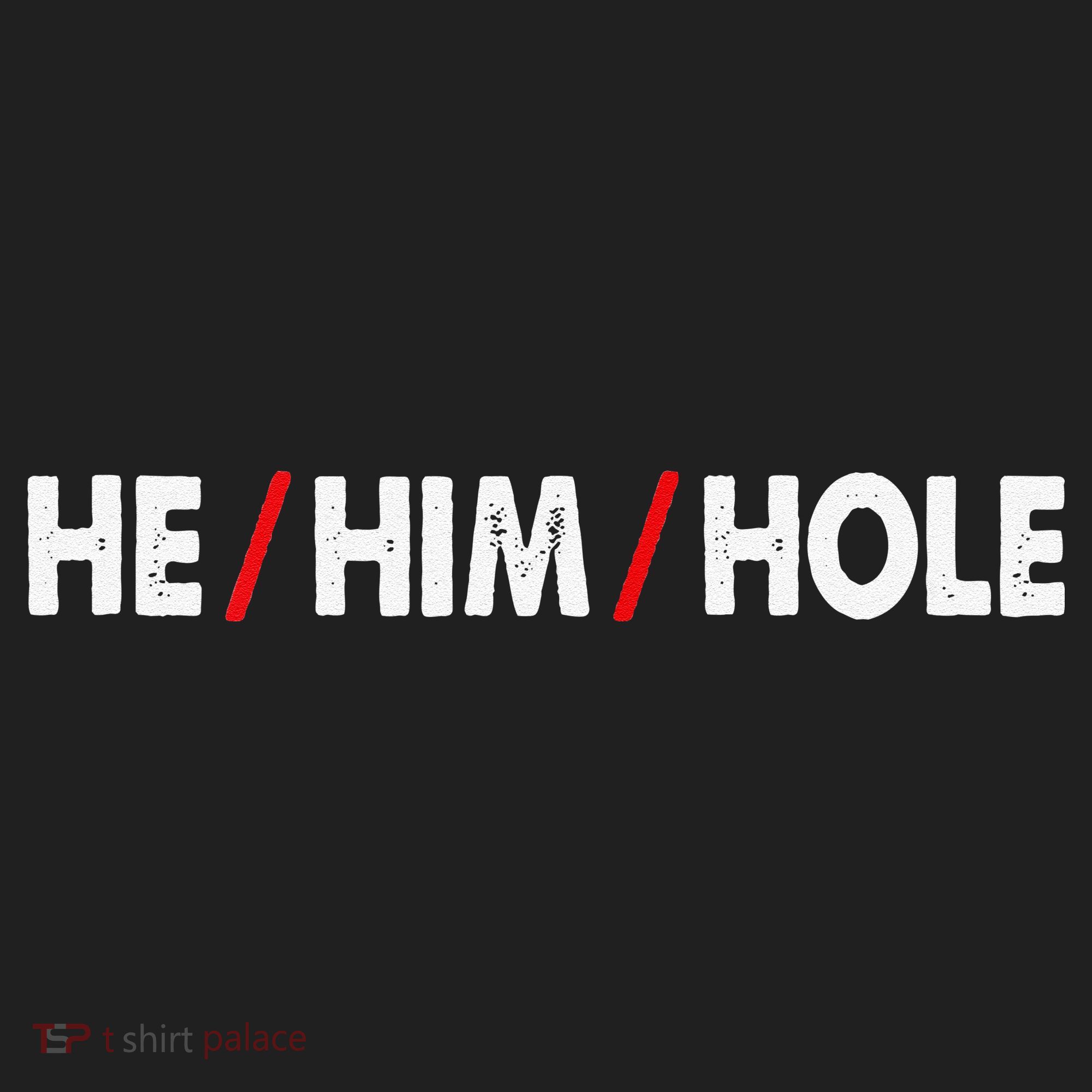 Funny Sarcastic Valentine's Day He Him Hole Beanie