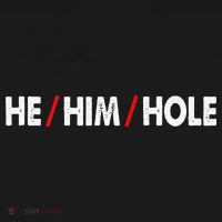 Funny Sarcastic Valentine's Day He Him Hole Kids Sweatshirt thumb 2