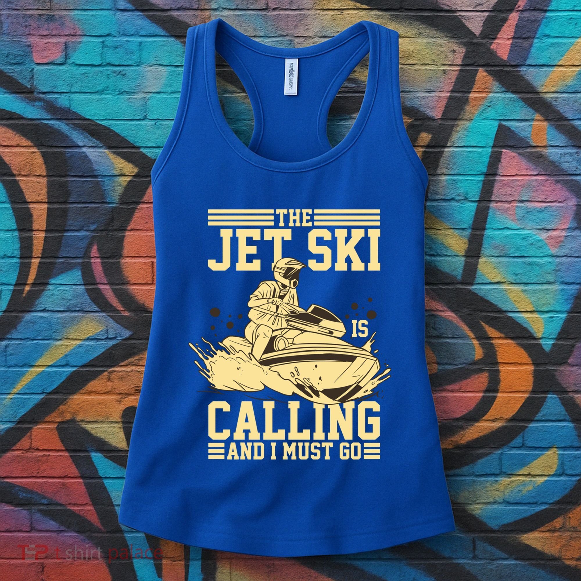 Funny Sports Water Skiing Rides Motorsports Great Gift Women's Tank Top