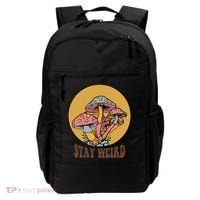 Funny Stay Weird Mushroom Meme Backpack thumb 0
