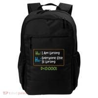 Funny Statistics Word Game Ich Bin Falsch, Alle Anderen Backpack thumb 0