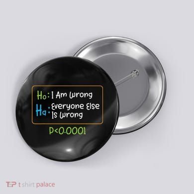 Funny Statistics Word Game Ich Bin Falsch, Alle Anderen Button