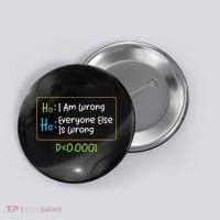 Funny Statistics Word Game Ich Bin Falsch, Alle Anderen Button thumb 0