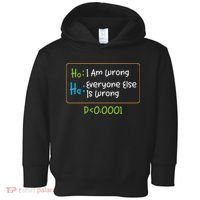 Funny Statistics Word Game Ich Bin Falsch, Alle Anderen Toddler Hoodie thumb 0