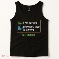 Funny Statistics Word Game Ich Bin Falsch, Alle Anderen Tank Top thumb 2