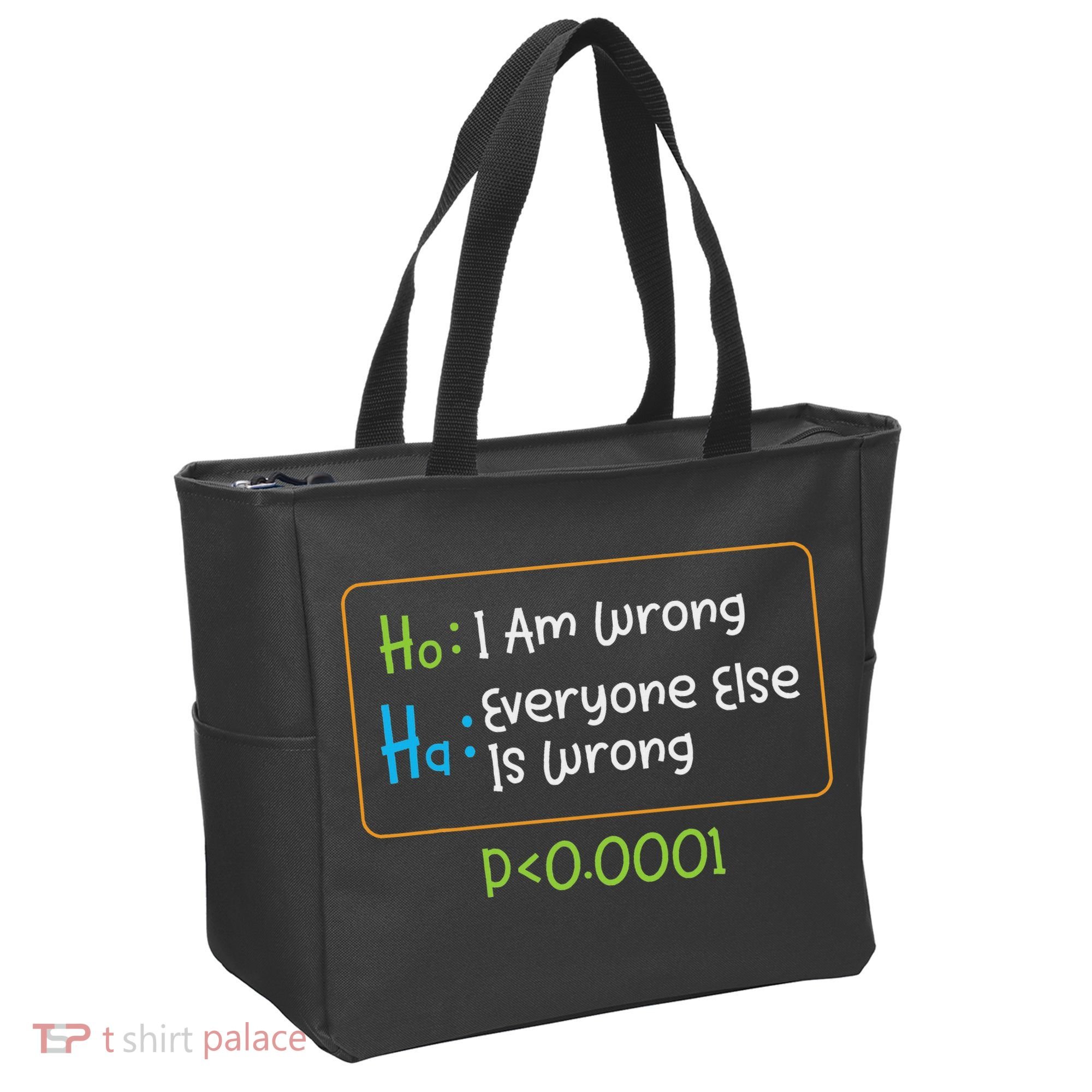 Funny Statistics Word Game Ich Bin Falsch, Alle Anderen Tote Bag