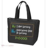 Funny Statistics Word Game Ich Bin Falsch, Alle Anderen Tote Bag thumb 3