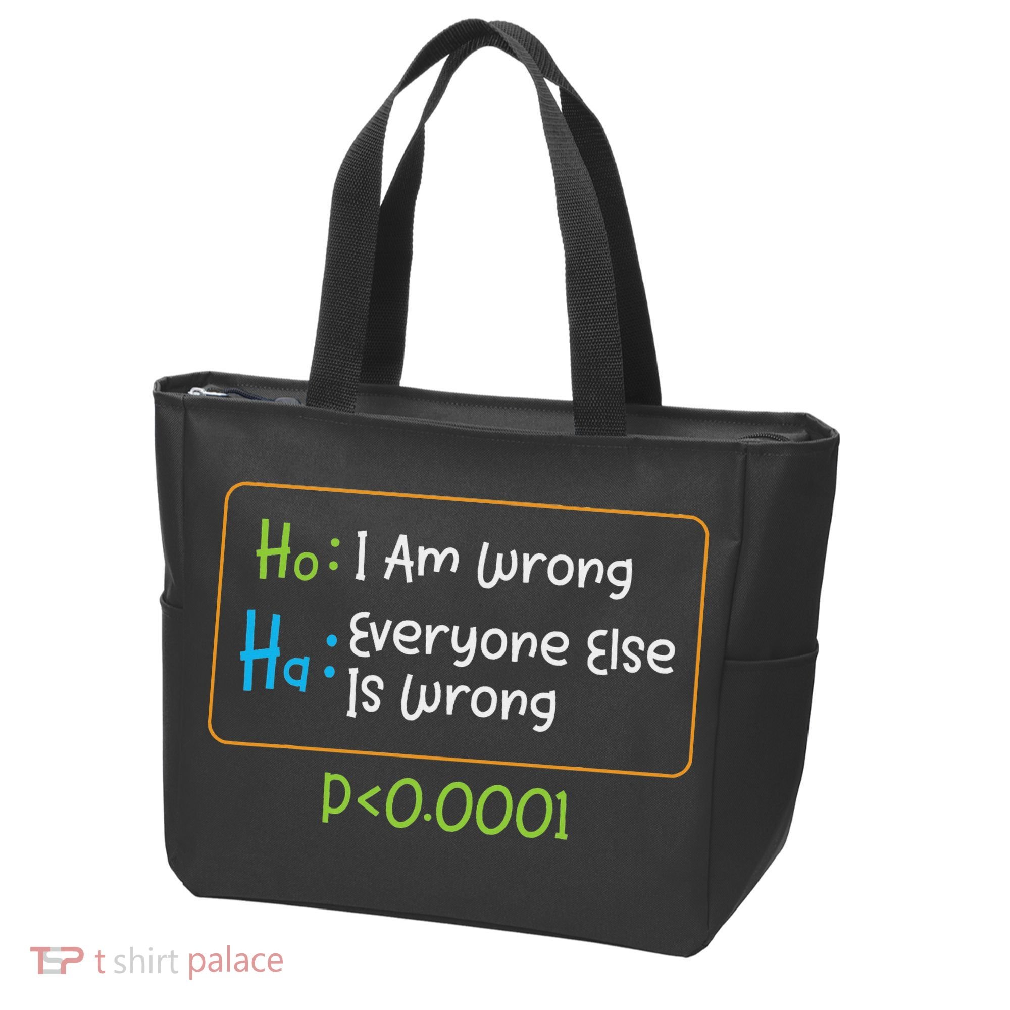 Funny Statistics Word Game Ich Bin Falsch, Alle Anderen Tote Bag