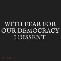 Fahson Store With Fear For Our Democracy I Dissent Women's Sweatshirt thumb 2