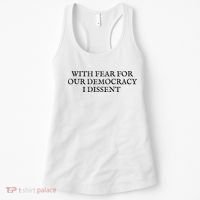 Fahson Store With Fear For Our Democracy I Dissent Women's Tank Top thumb 0