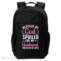 Funny Spoiled Wife Art For Husband Spoiled Wife Backpack thumb 0