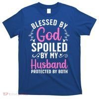 Funny Spoiled Wife Art For Husband Spoiled Wife T-Shirt thumb 0