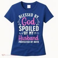 Funny Spoiled Wife Art For Husband Spoiled Wife Women's T-Shirt thumb 0