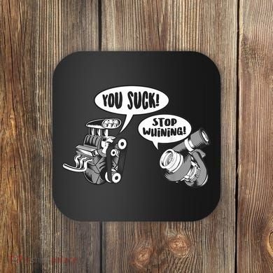 Funny Stop Whining Car Mechanic Precision Turbo For Men Coaster