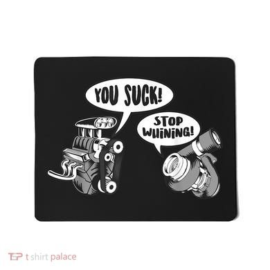 Funny Stop Whining Car Mechanic Precision Turbo For Men Mousepad