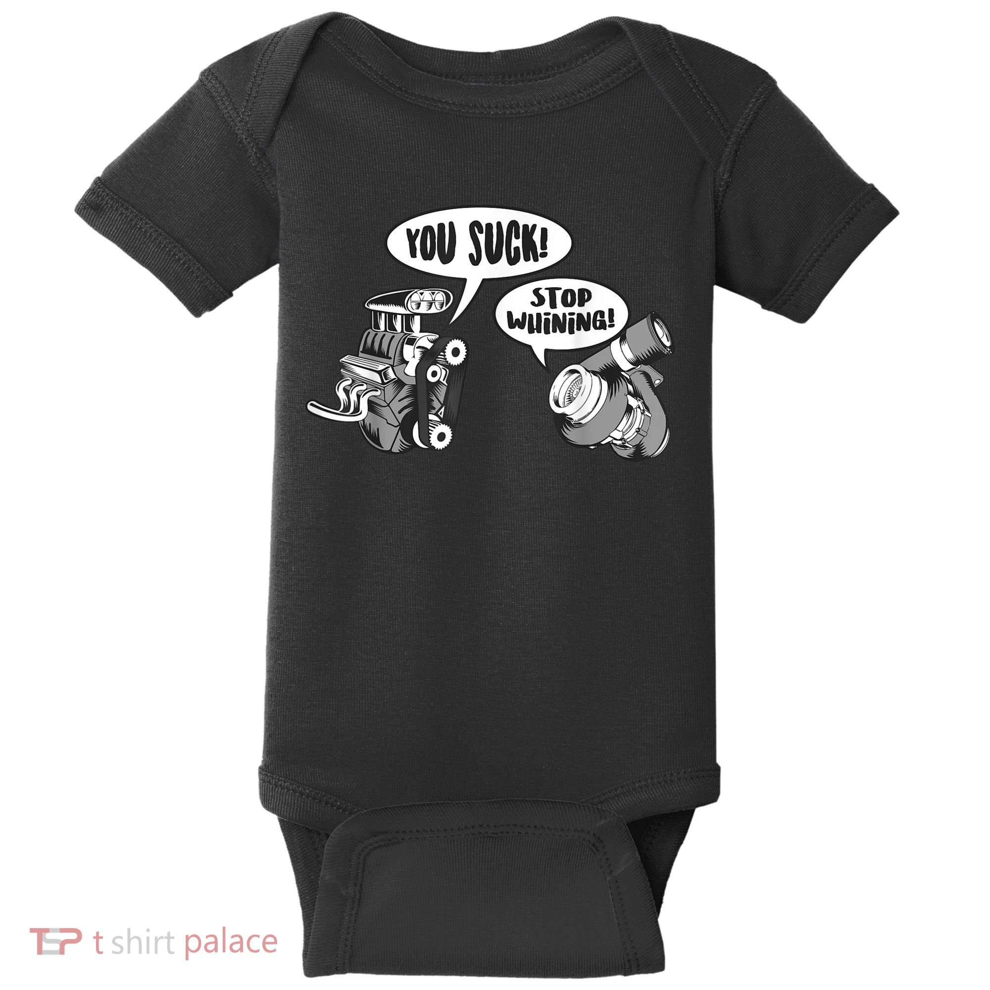 Funny Stop Whining Car Mechanic Precision Turbo For Men Baby Bodysuit