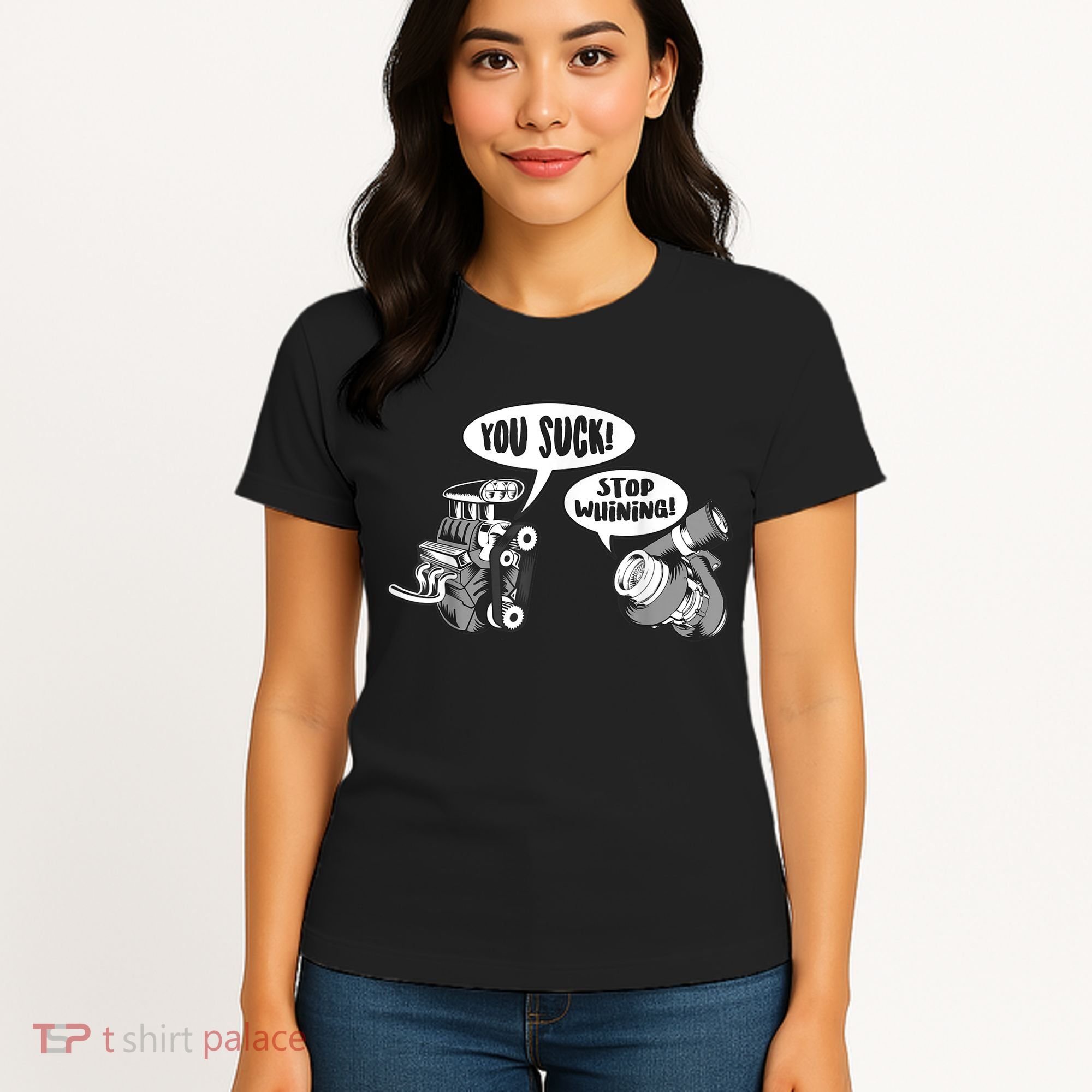 Funny Stop Whining Car Mechanic Precision Turbo For Men Women's T-Shirt