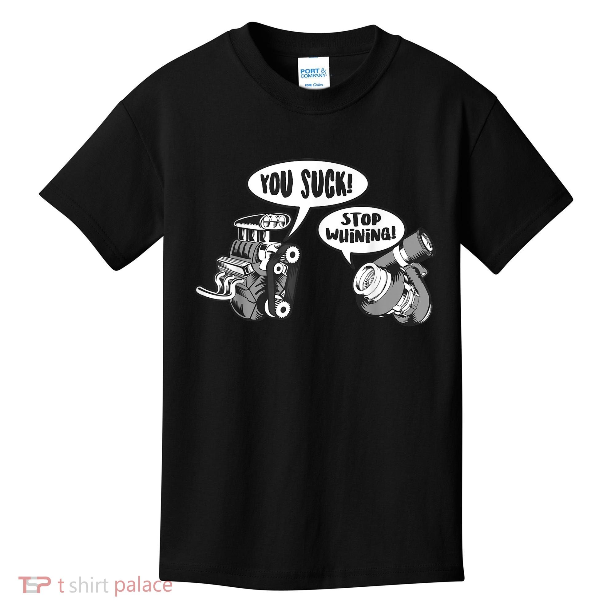 Funny Stop Whining Car Mechanic Precision Turbo For Men Kids T-Shirt