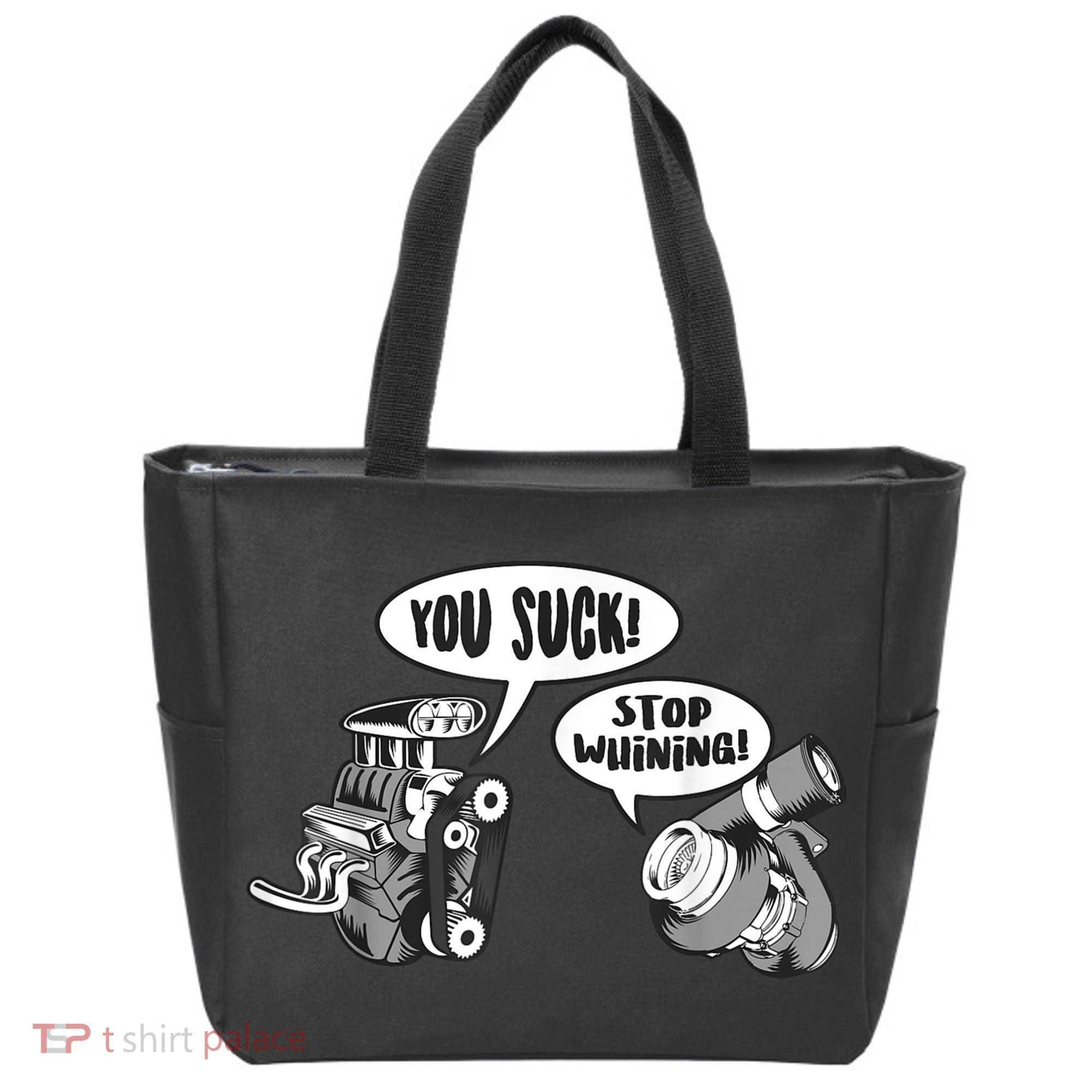 Funny Stop Whining Car Mechanic Precision Turbo For Men Tote Bag