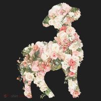 Floral Spring Women Flower Lamb Women's Sweatshirt thumb 2