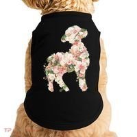 Floral Spring Women Flower Lamb Doggie Tank thumb 0
