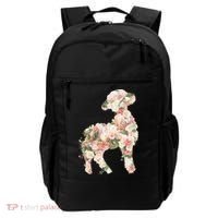 Floral Spring Women Flower Lamb Backpack thumb 0