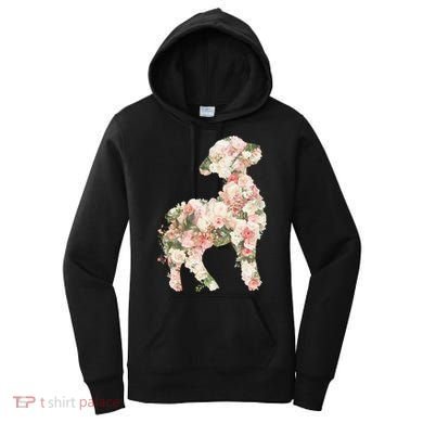 Floral Spring Women Flower Lamb Women's Hoodie
