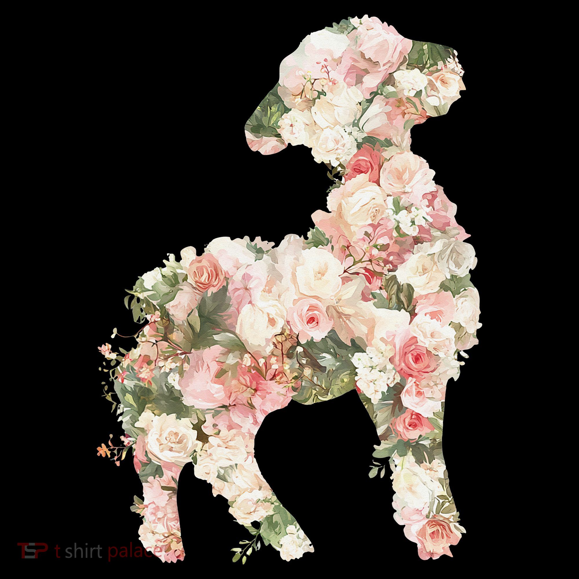 Floral Spring Women Flower Lamb Women's Hoodie