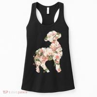 Floral Spring Women Flower Lamb Women's Tank Top thumb 0