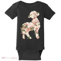 Floral Spring Women Flower Lamb Baby Bodysuit thumb 0