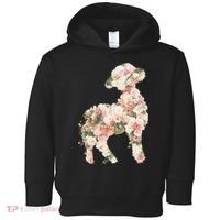Floral Spring Women Flower Lamb Toddler Hoodie thumb 0