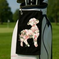 Floral Spring Women Flower Lamb Golf Towel thumb 2