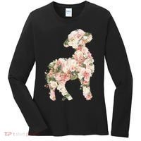 Floral Spring Women Flower Lamb Women's Long Sleeve Shirt thumb 0