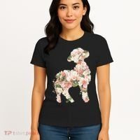 Floral Spring Women Flower Lamb Women's T-Shirt thumb 4