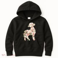 Floral Spring Women Flower Lamb Kids Hoodie thumb 0