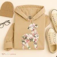 Floral Spring Women Flower Lamb Hoodie thumb 4