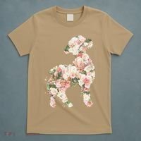 Floral Spring Women Flower Lamb T-Shirt thumb 5
