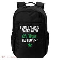 Funny Smoke Weed Marijuana Stoner Backpack thumb 0