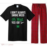 Funny Smoke Weed Marijuana Stoner Pajama Set thumb 0