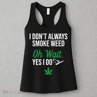 Funny Smoke Weed Marijuana Stoner Women's Tank Top thumb 3