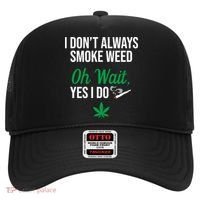 Funny Smoke Weed Marijuana Stoner Hat thumb 0