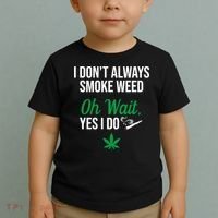 Funny Smoke Weed Marijuana Stoner Toddler T-Shirt thumb 2