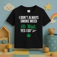 Funny Smoke Weed Marijuana Stoner Toddler T-Shirt thumb 3