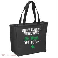 Funny Smoke Weed Marijuana Stoner Tote Bag thumb 2