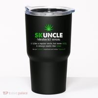 Funny Skuncle Weed Smoker Uncle Marijuana Lover Uncle Gift Tumbler thumb 0
