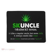 Funny Skuncle Weed Smoker Uncle Marijuana Lover Uncle Gift Mousepad thumb 0
