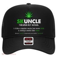 Funny Skuncle Weed Smoker Uncle Marijuana Lover Uncle Gift Hat thumb 0