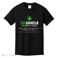 Funny Skuncle Weed Smoker Uncle Marijuana Lover Uncle Gift Kids T-Shirt thumb 0